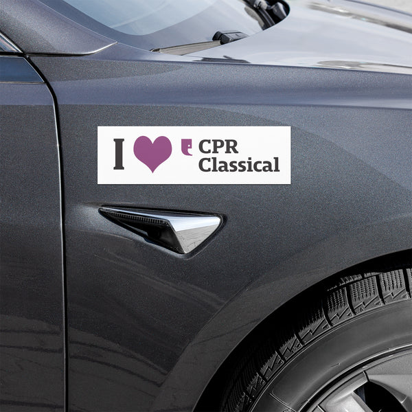 I ❤️ CPR Classical Car Magnet