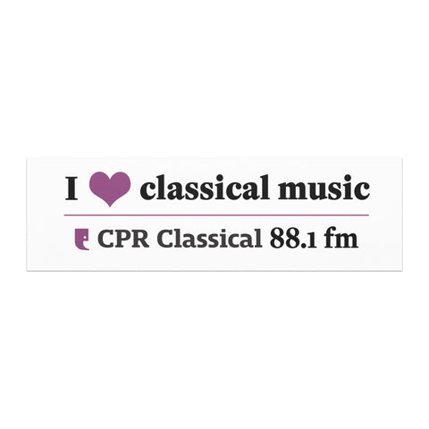 I Love Classical Music Car magnet