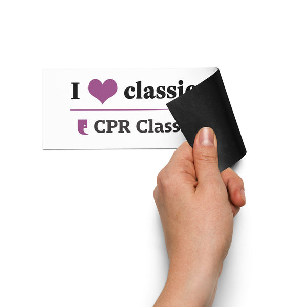 I Love Classical Music Car magnet