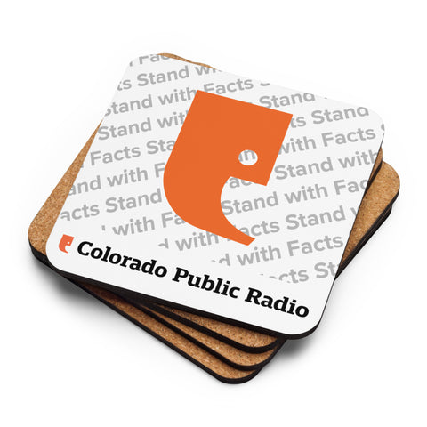 Stand with Facts Coaster: Set of Four