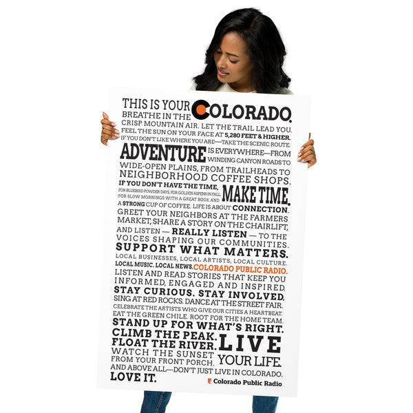 "This Is Your Colorado" Print/Poster