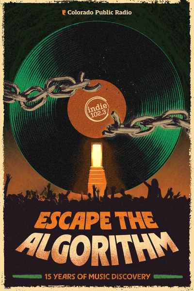 Escape the Algorithm Anniversary Poster