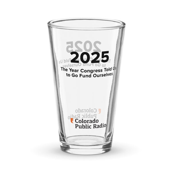 CPR 2025 Funding pint glass