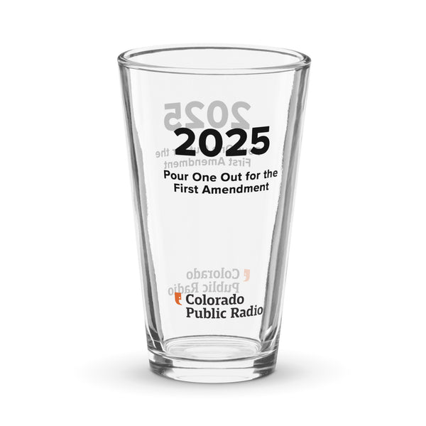 CPR 2025 1st Amendment pint glass