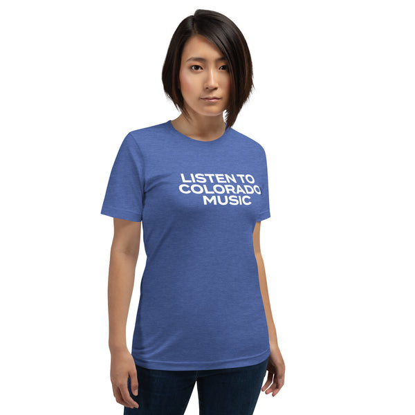 LISTEN TO COLORADO MUSIC Indie 102.3 Tee