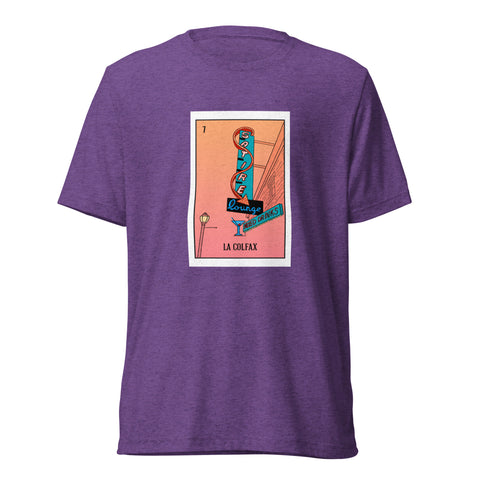 Denverite Lotería T-Shirt - La Colfax - Purple